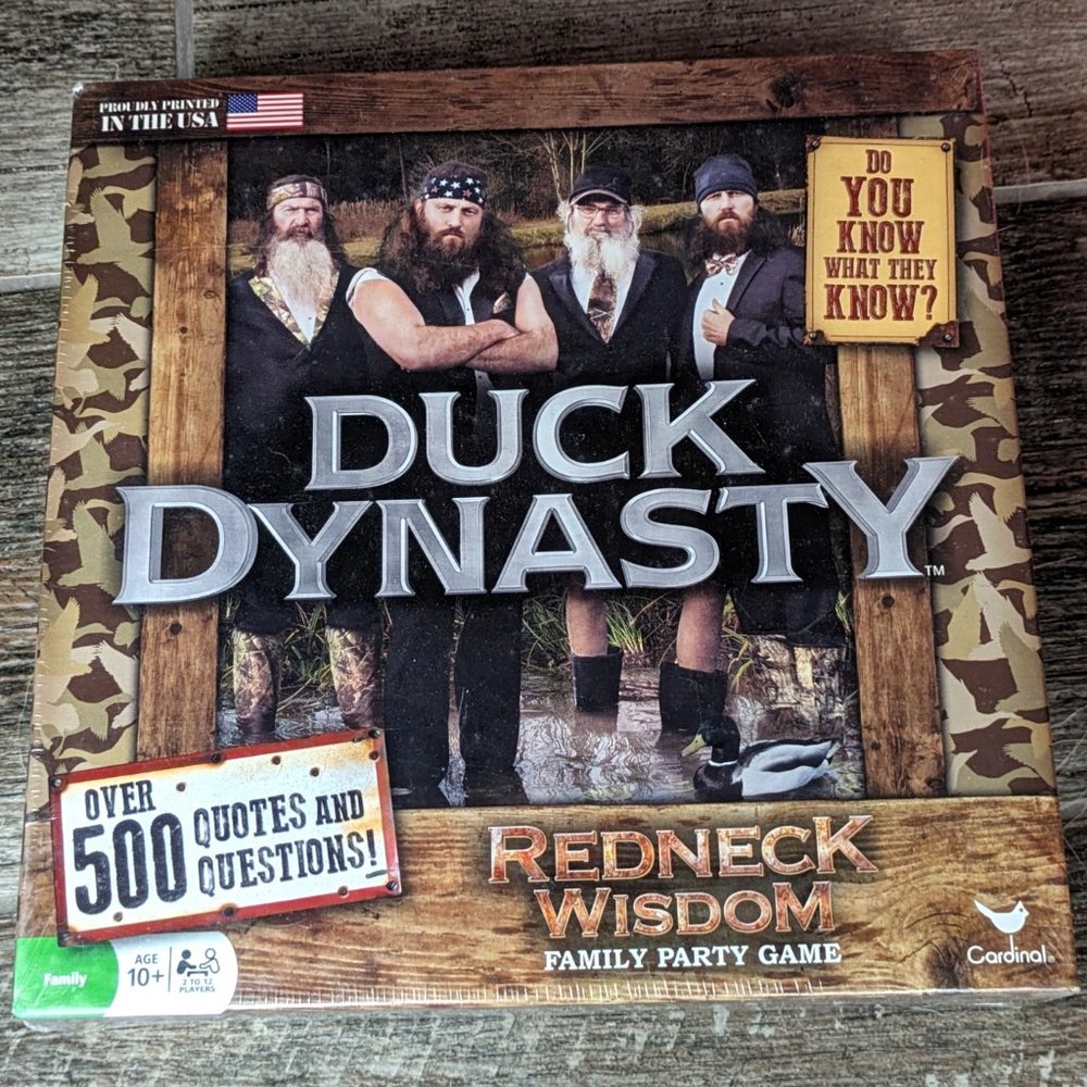 NEW SEALED Duck Dynasty  Board Game Redneck Wisdom Family Party Game